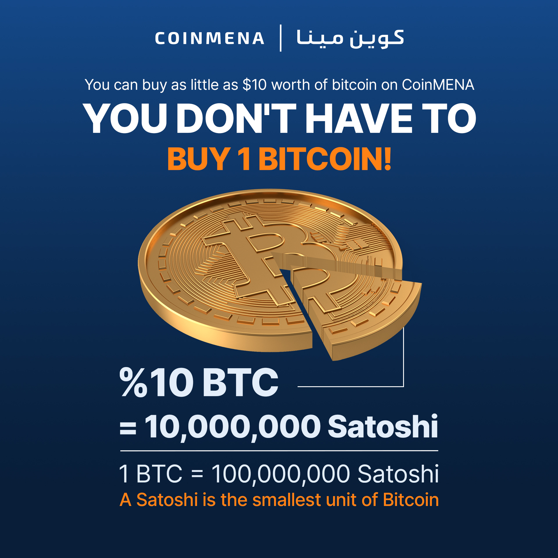 You do not have to buy 1 Biitcoin - slide two